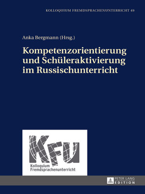 cover image of Kompetenzorientierung und Schueleraktivierung im Russischunterricht